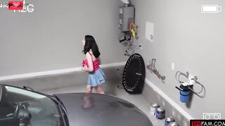 Step-Daughter Caught