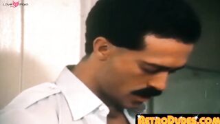 RetroDudes.com - Mustache stud passionately drills lover's tight raw hole