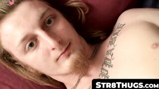 Str8Thugs.com - Long-haired twink Kenneth Slayer's hot fap session with a cumshot end