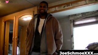 JoeSchmoeXXX.com - Black dude Dorky comes in for a wank and a blowjob