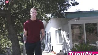 Gorgeous teen Emma Stoned gets smashed by her stepbrother