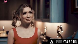 INNOCENT TABOO Trainer milf Cory Chase Invites Slim Cheerleader Lookalike Over To Satisfy Pervert Hubby