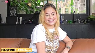 Cute big ass Latina pounded ass on dick
