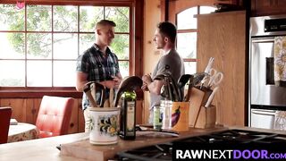 RawNextDoor.com - Markie More pounds the brains out of hot and horny jock Alex Tanner