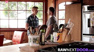 RawNextDoor.com - Markie More pounds the brains out of hot and horny jock Alex Tanner