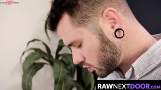RawNextDoor.com - Two horny jocks Chris Blades and Johnny Hill enjoy fucking a young