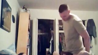 Muscular Army Hunks Bareback Fuck