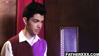 FatherXXX.com - Father's overwhelming lust tempts him into church fuck