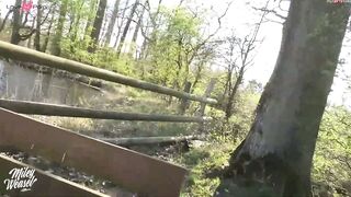 Une baise au milieu du parc
