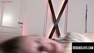 UKSubSluts.com - Nikki Riddle throatfucked until full of cum and jizz