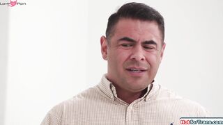 Guy is first time topped by shemale wife