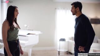 Milf betraying husband with his stepbro