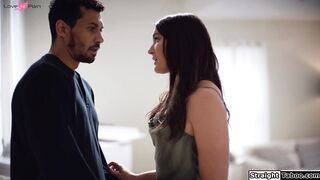 Milf betraying husband with his stepbro