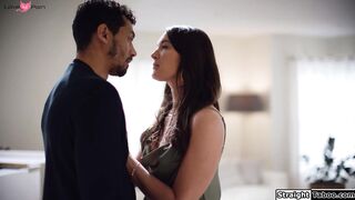 Milf betraying husband with his stepbro