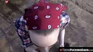 TeensFuckingDads.com - Beautiful Tali Dova fucked and fed stepdad's cum