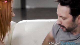 Redhead star Madison Morgan railed aggressively by horny Tommy Pistol