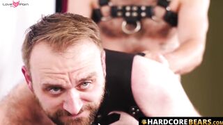 HardcoreBears.com - Jockstrap bear Harper Davis barebacked intensely after eager dick