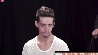 SayUncleNetwork.com - Pastor wraps leather belt around twink before raw banging him