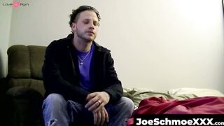 JoeSchmoeXXX.com - Hot Jerzee gets naughty with Joe's fat dick in his mouth