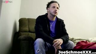 JoeSchmoeXXX.com - Hot Jerzee gets naughty with Joe's fat dick in his mouth