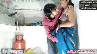 Desi Bhabhi Kitchen Room Me Dewar Ke Sath Chudai Karwai
