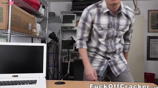 Straight nerd has trouble handling this huge black cock