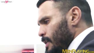 Businessman Jean Franko sucked off before hardcore pounding