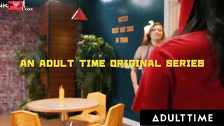 ADULT TIME - Electra Rayne SOAKED INTO CUM During three-Way With REAL FUTA GIRLS Casey Calvert & Siri Dahl