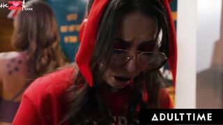 ADULT TIME - Electra Rayne SOAKED INTO CUM During three-Way With REAL FUTA GIRLS Casey Calvert & Siri Dahl