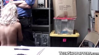 Teen suspect Alice Nicole disciplined with cum in mouth