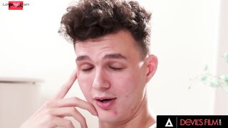 DEVILS SEX TAPE - Hot Babysitter Sophia Burns Gets Her Butt Banged! By The Sibling She's babysitting