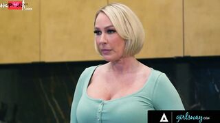 GIRLSWAY - Mischievous Stepsisters Laney Grey & Chloe Surreal Duo Team Big Tit Stepmom Mellanie Monroe
