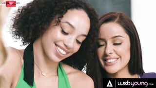 Jealous Anna Claire Clouds Has A 3Some With Gf Vanna Bardot & Her Lover Alexis Tae