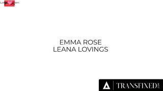 TRANSFIXED - hot Waitress Emma Rose Rekindles With Mature Bestie Leana Lovings During After Hour