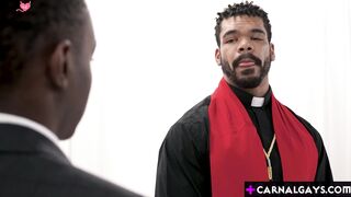 BLACK and RAW religious gay sex!