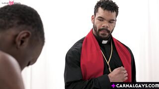 BLACK and RAW religious gay sex!