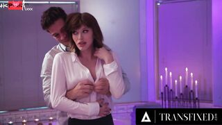 TRANSFIXED - Romantic Hung Stud Passionately Fucks Irresistible Izzy Wilde Inside Bubble Tub