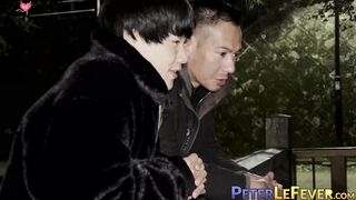 Muscular Filipino macho man Ryuji and shaggy Asian twink Ramu breed raw