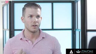 NURU GRIND - Cutie Boss Reagan Foxx Asks New Assistant To Test Whitney Wright For New Masseuse Role