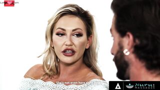 NURU RUBS - Boss's Sexual Lesbo Wifey Adira Allure Fucks Her Fiance's Employee