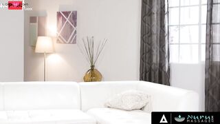 NURU STROKES - Adorable Massseuse Offer beauty Happy Ending With JIZZED COMPILATION!