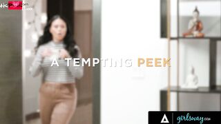 GIRLSWAY - milf Dana Vespoli Has Unexpected Lust At Naturally Stacked Step-Daughter Chloe Surreal