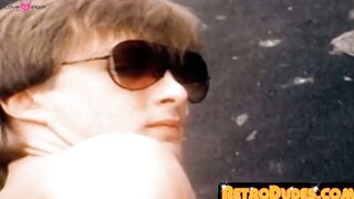 RetroDudes.com - Stud tugs his cock until shooting a huge load of cum