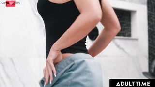 ADULT TIME - PAWG Jennifer White Gets First Ever GUSHING MILK ENEMA From Filthy Lesbo Katrina Colt
