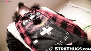 Str8Thugs.com - Skater-loving thug Max Harley's family jewels shining session with a