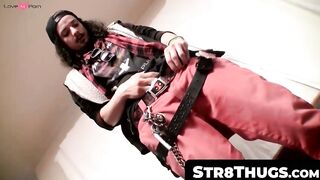 Str8Thugs.com - Skater-loving thug Max Harley's family jewels shining session with a