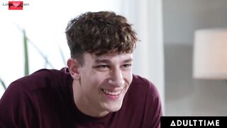 ADULT TIME - Kimmy Kimm CAUGHT MASTURBATING By Her Roomie, But She Can't Resist His Long Dick!
