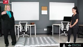 NURU STROKES - Office Masseuse Nina White Fucks With Her Boss During Cutie Strokes