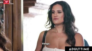 ADULT TIME - Chloe Surreal Joins milf Penny Barber For sexy 3 Way With Stepson! SPANISH SUBTITLES