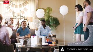 MODERN-DAY SINS - Bored Casey Calvert's SNEAKY SEX With Husband Turns In GANG BANG With Their Into-Laws